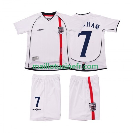 Maillot de Foot Angleterre BECKHAM 7 Domicile Retro 2002 - Enfant Maillot de Foot Angleterre BECKHAM 7 Domicile Retro 2002 - Enfant